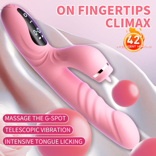 Sexeeg Electric Heated Vibrator Automatic Sucking Thrusting Machine For Women