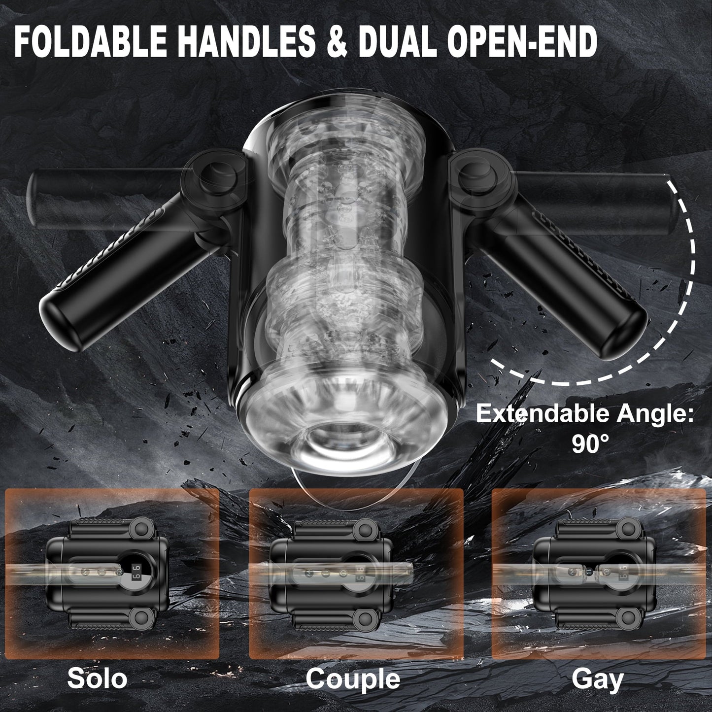 Sexeeg Automatic Male Masturbator for Man: Game Cup Pulse - Telescopic Vibration