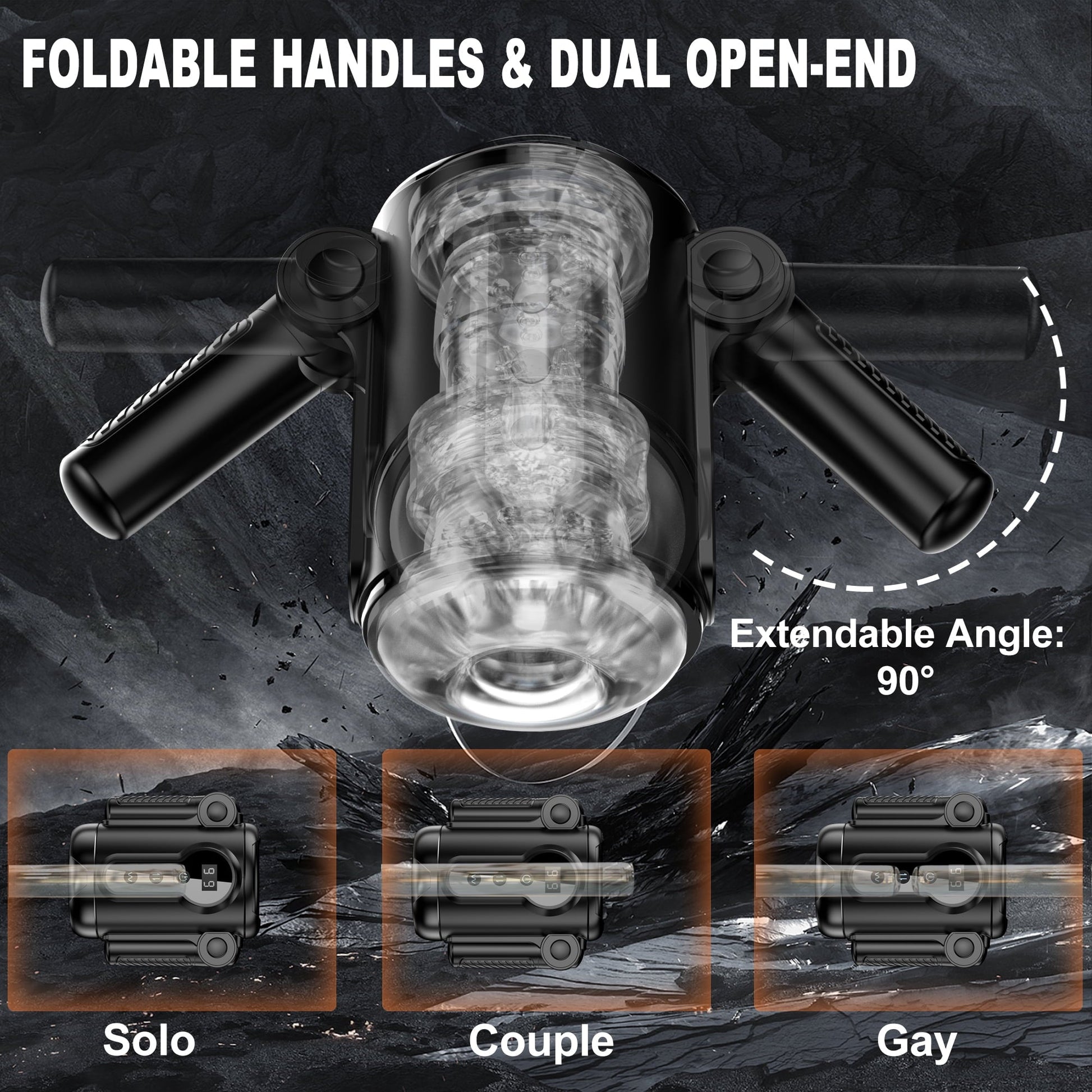 Sexeeg Automatic Male Masturbator for Man: Game Cup Pulse - Telescopic Vibration