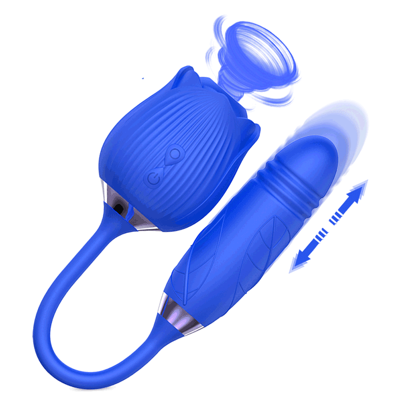 Sexeeg New 2 In 1 Rose Flower Toy Pro 2