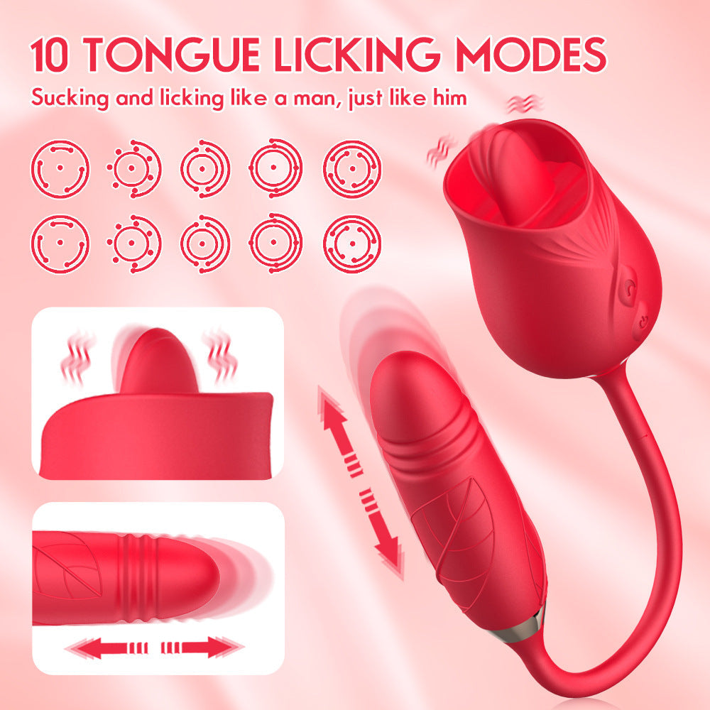 Sexeeg The Rose Toy With Bullet Vibrator Pro