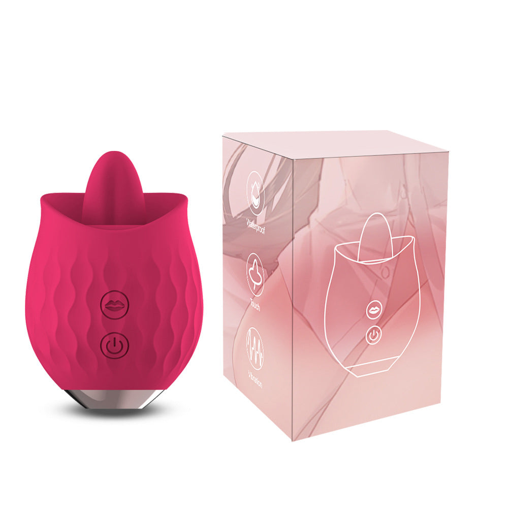 SexeegRose Toy Vibrator For Wome Clitoral Tongue Licking Vibrator