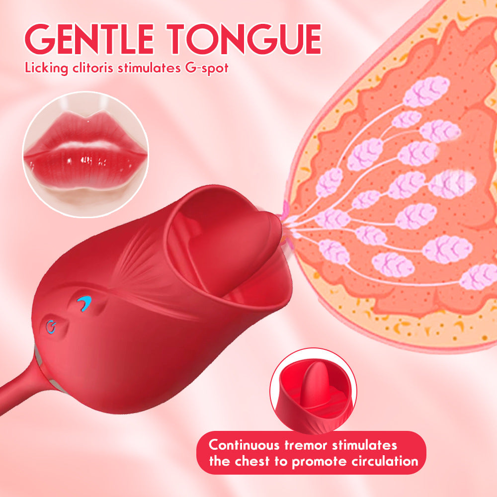 Sexeeg The Rose Toy With Bullet Vibrator Pro