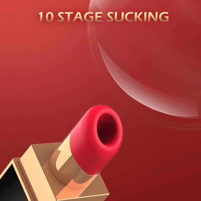 Sexeeg Lipstick Sucking Women's Masturbation Massage Toys Jumping Egg