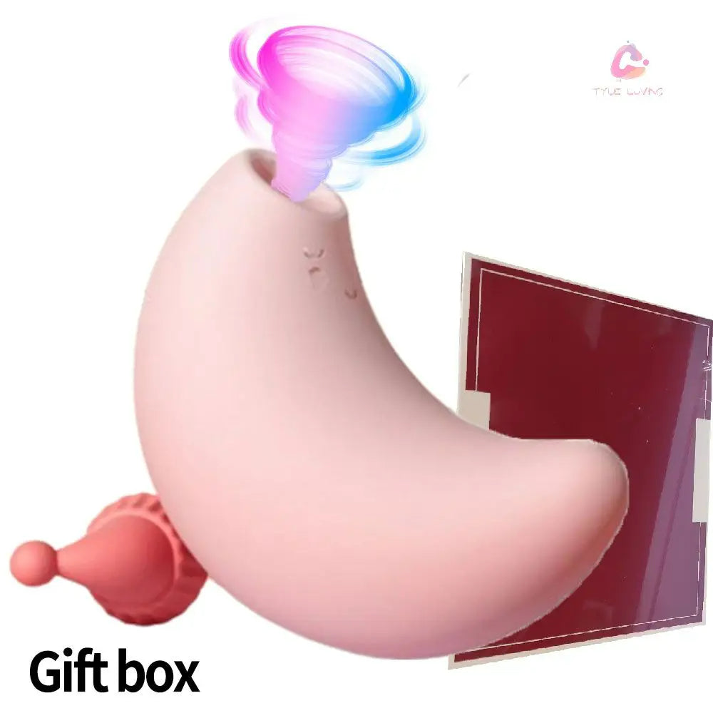 Sexeeg Red Riding Hood Moon Sucking Vibrator Vibrating Sucker Oral Clitoris Stimulator