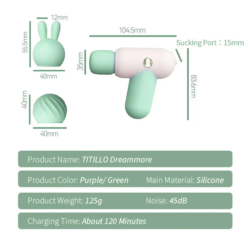 Sexeeg 2 in 1 Sucking Av Wand Vibrator For Women