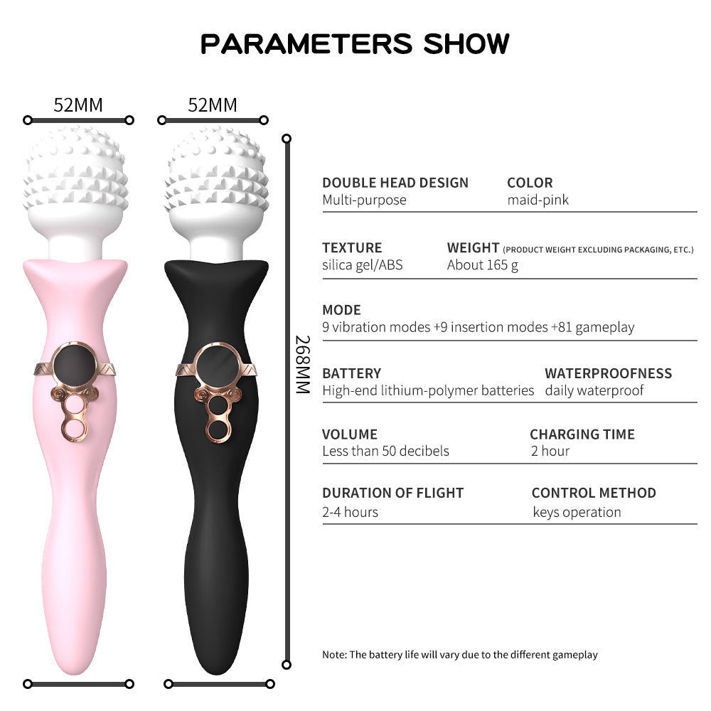 Sexeeg Female Vibrating Massage Magic Wand Masturbation Vibrator