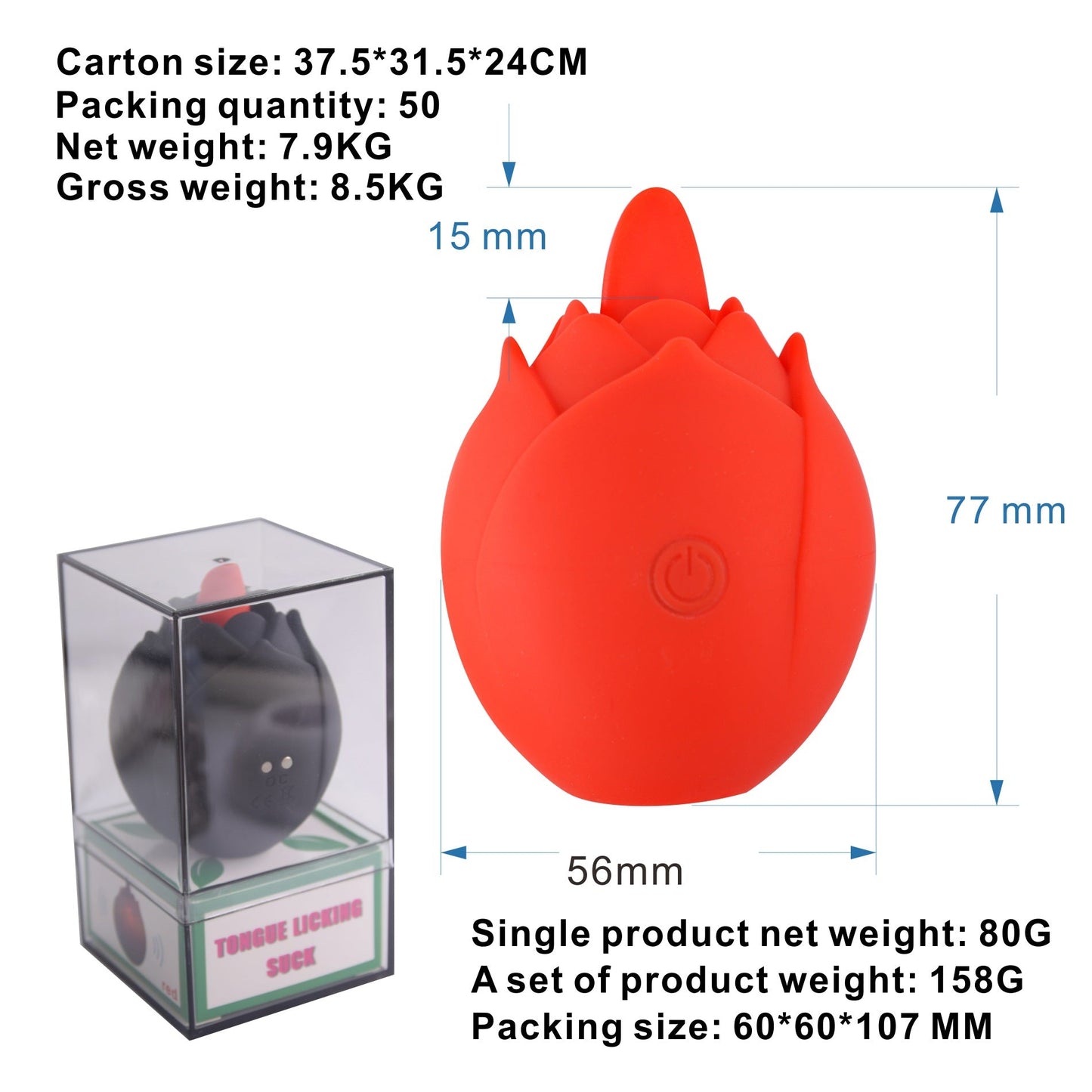 Sexeeg Rose Vibration Jump Egg Wireless Remote Control App