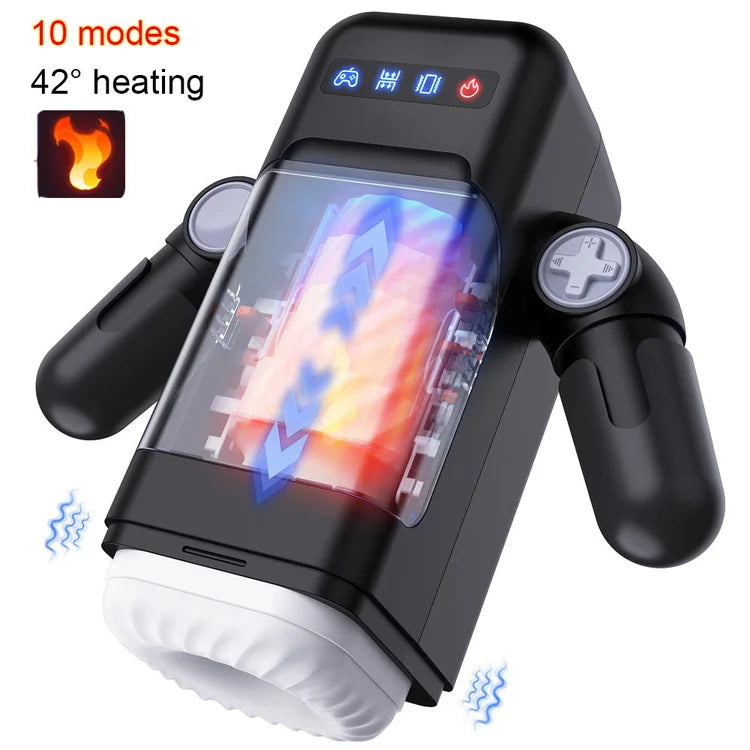 Sexeeg Game cup - Thrust Vibration Masturbator With Heating Function