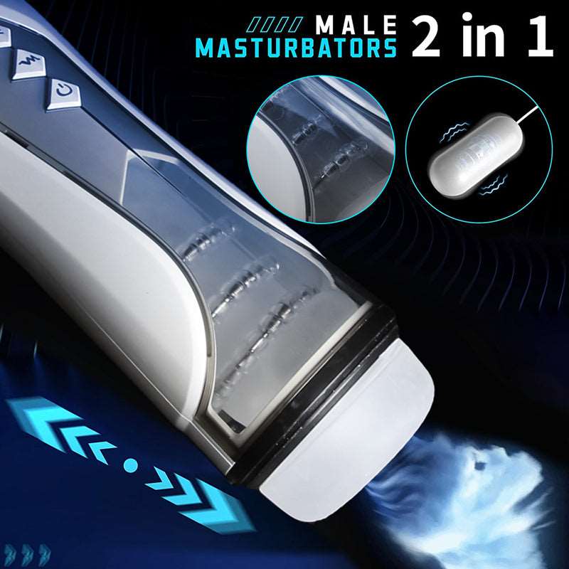 Sexeeg 7-Frequency Peristaltic Expansion Male Aircraft Cup