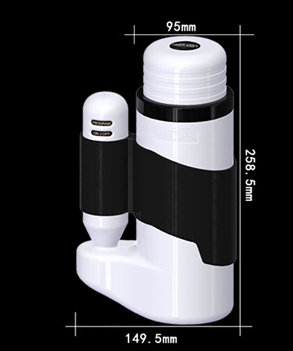 Sexeeg 12 Speeds Telescopic Vibrator Realistic Vagina Masturbator Cup For Men
