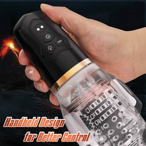 Sexeeg  Veronica 4.0 Sucking & Vibrating Transparent Male Masturbation Cup
