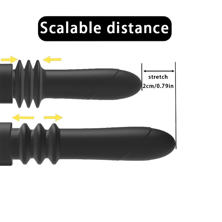 Sexeeg Pistol - Woman Telescopic Vibrator Men G Spot Anal Pussy Gun Dildo Toy