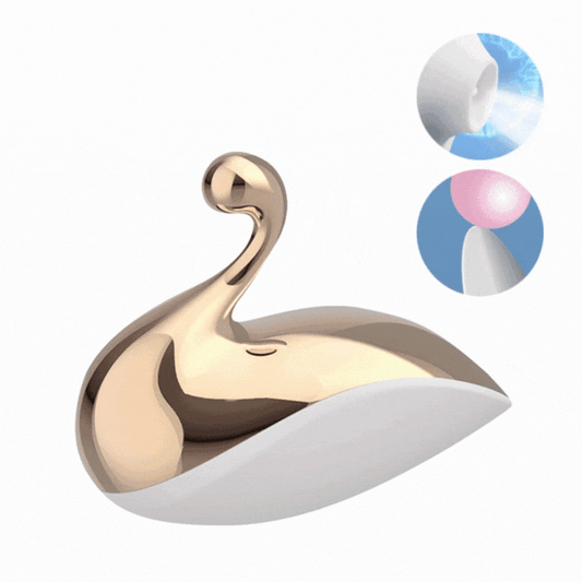 Sexeeg Women's Little Swan Lipping Tongue Licking Vibrator