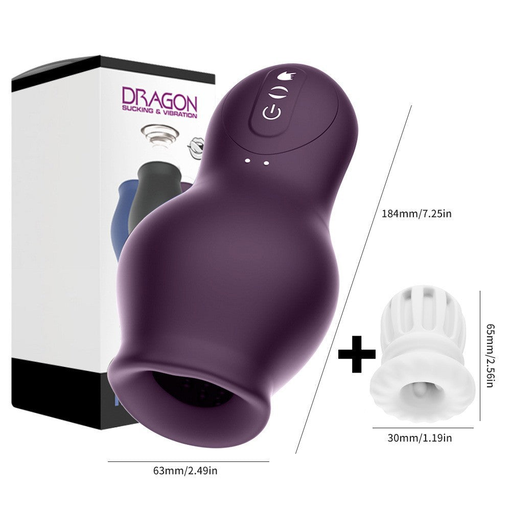 Sexeeg Dragon Suction Trainer Sucking Vibration Male Masturbator
