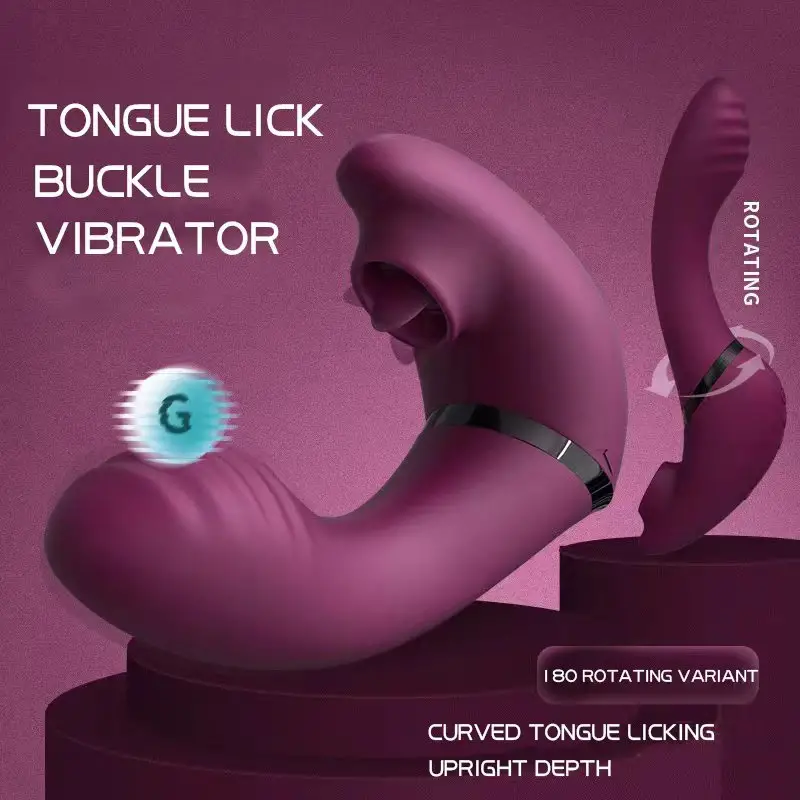 Sexeeg Spinning Sucking Vibrator