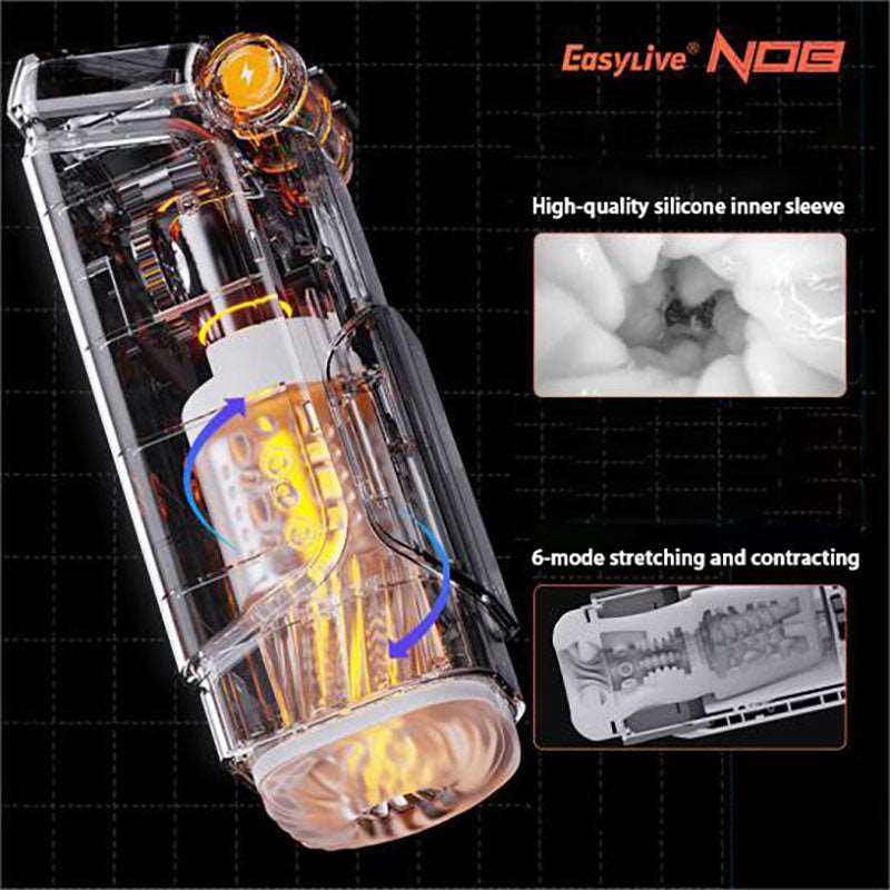 Sexeeg 8-Frequency Rotary Expansion and 5-Frequency Vibration Male Aircraft Cup