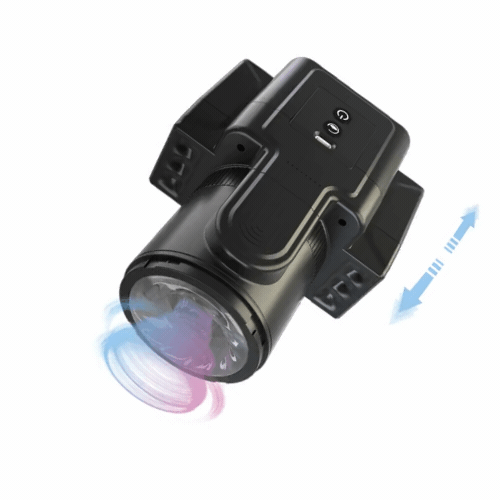 Sexeeg Camera 7-Speed Rotating Vibrating Male Masturbator