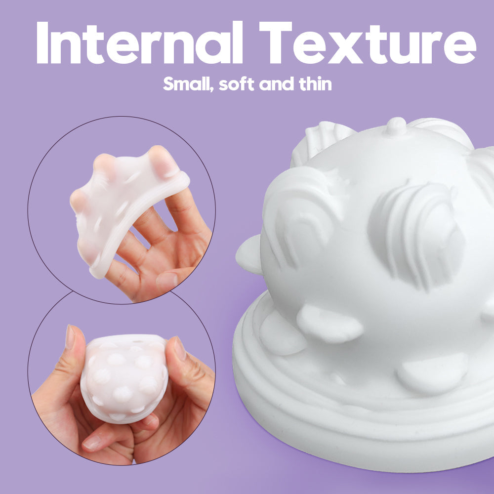 Sexeeg Jelly Soft Male Masturbator Cup For Man Glans Stimulation
