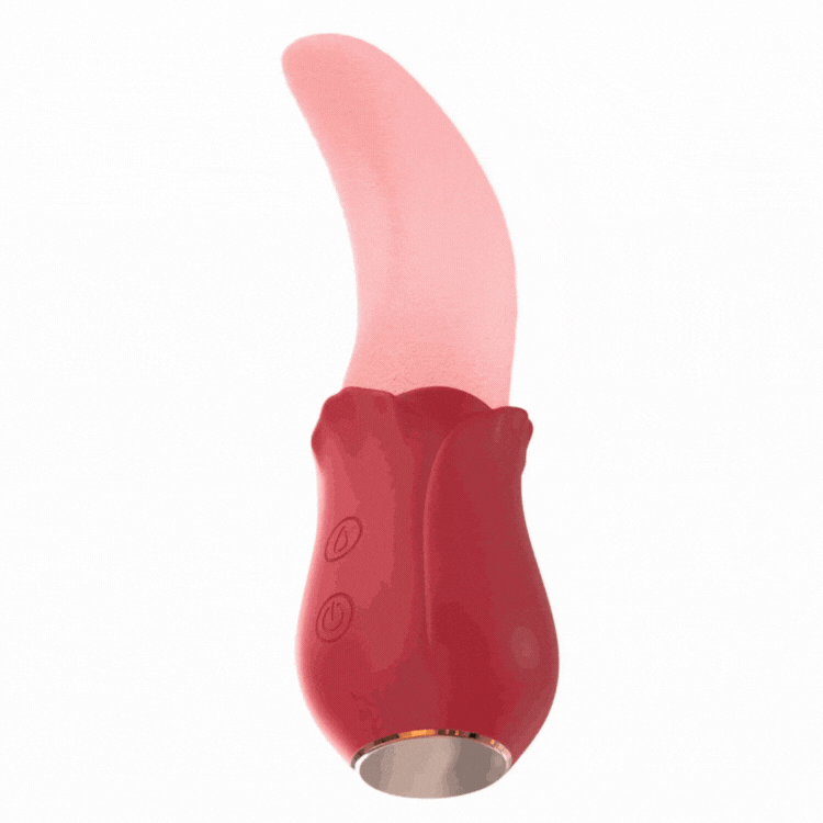 Sexeeg Upgraded Rose - 20 Frequency Tongue Licking Vibrator