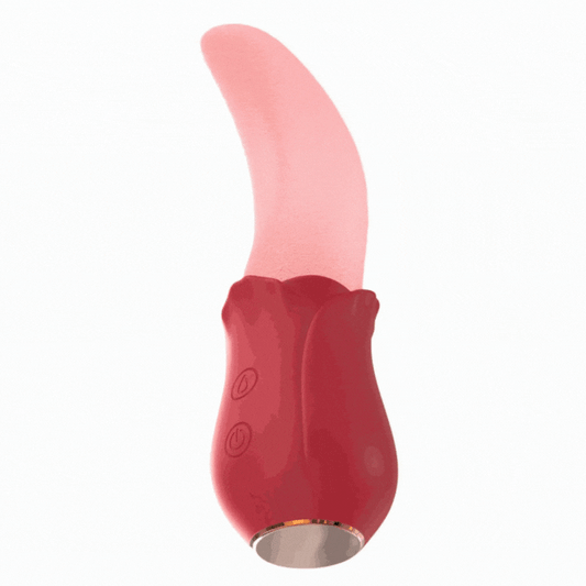 Sexeeg Upgraded Rose - 20 Frequency Tongue Licking Vibrator