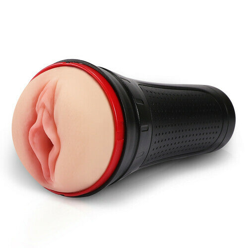Sexeeg 2 IN1 Vibrating & Realistic Vagina Fleshlight Masturbator
