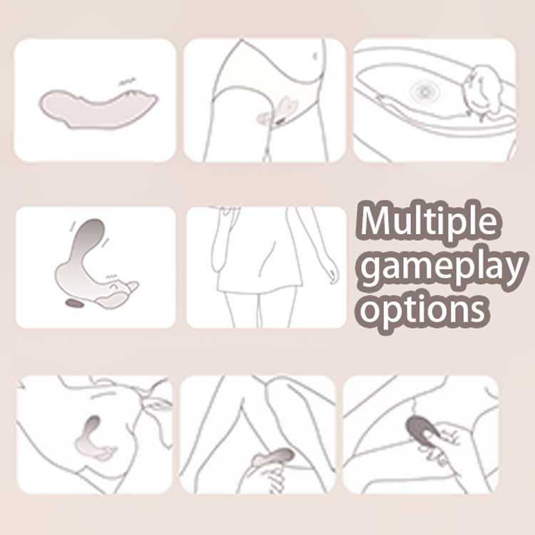 Sexeeg Beaver Wearable Detachable Remote Control Vibrator