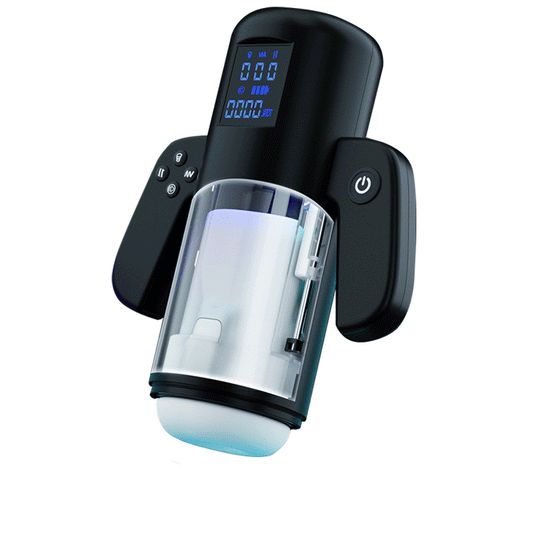 sexeeg Telescopic Sucking Vibrating Heating Masturbation Cup