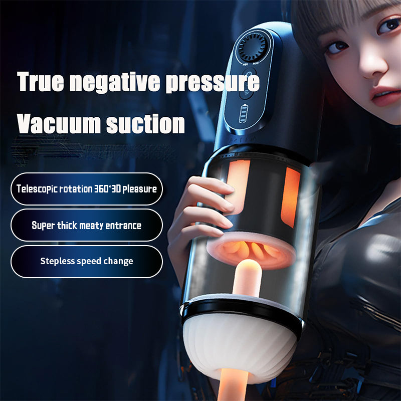Sexeeg Male Masturbator Adult Toy for Men with Thrusting & Vibration Masturbation Cup