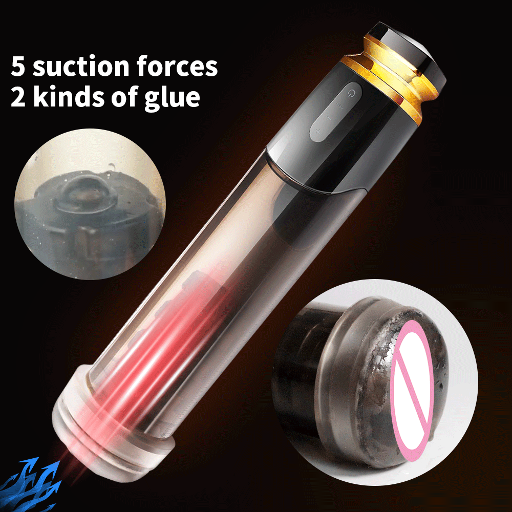 Sexeeg Electric Penis Enlargement Male Masturbation Cup Water Bath Air Vacuum Pump