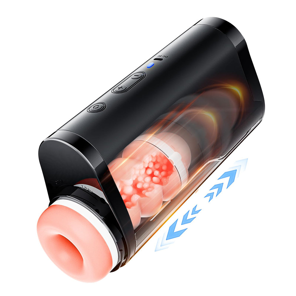 Sexeeg Big Cup Automatic Telescopic Penis Stimulation Pocket Pussy Stroker Masturbation Cup