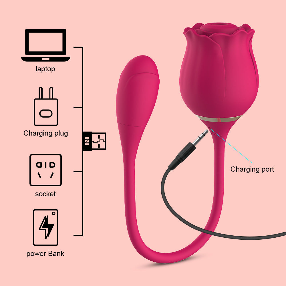 Sexeeg Rose Vibrators Sucker Oral Vagina Sucking Vibrator