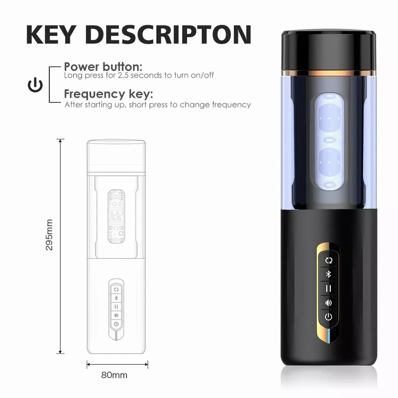 Sexeeg Male Automatic Telescopic Male Masturbation Intelligent Voice Pussy Blowjob