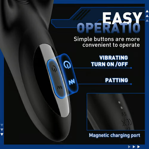 Sexeeg SWEENEY 10 Patting & 10 Vibrating Male Vibrating Glans Trainer Stimulator