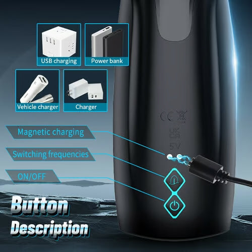 Sexeeg Explorer: Licking Vibrating 2 in 1 Male Penis Vibrators