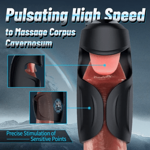 Sexeeg Explorer: Licking Vibrating 2 in 1 Male Penis Vibrators