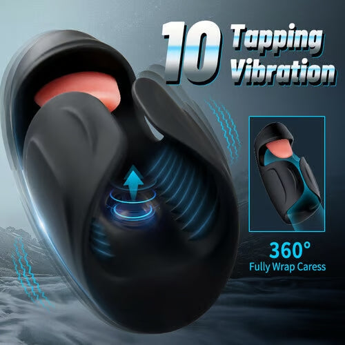 Sexeeg Explorer: Licking Vibrating 2 in 1 Male Penis Vibrators