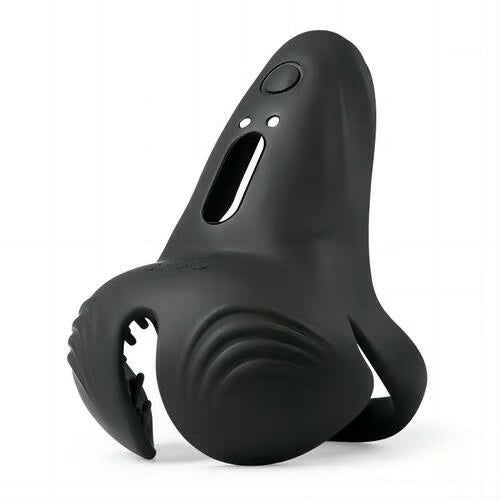 Sexeeg 10-Pattern Vibrations Balls Dense Tickler Penis Ring