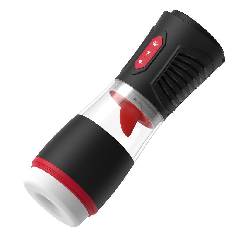 Sexeeg 4 Sucking Modes Penis Cup 7 Tongue Licking Male Masturbator Cup