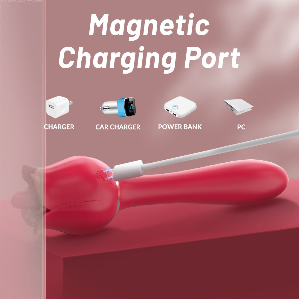 Sexeeg Tongue Rose & G-Sport Sex Toy Oral Licking Stimulate Masturbate Adult Toys Massager For Women
