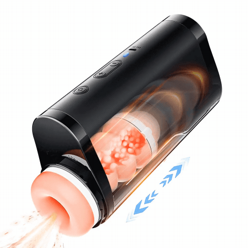 Sexeeg Big Cup Automatic Telescopic Penis Stimulation Pocket Pussy Stroker Masturbation Cup