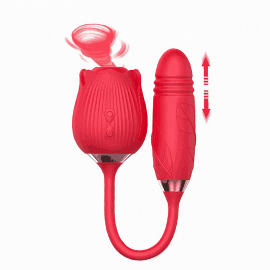 Sexeeg New 2 In 1 Rose Flower Toy Pro 2