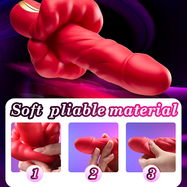 sexeeg 360° Rotating Bead Telescopic Masturbation Vibrator