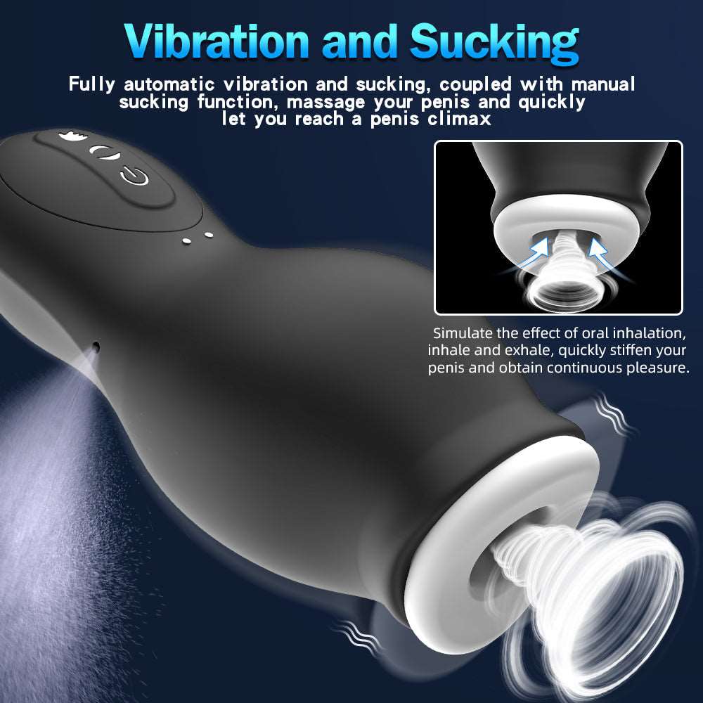 Sexeeg Dragon Suction Trainer Sucking Vibration Male Masturbator