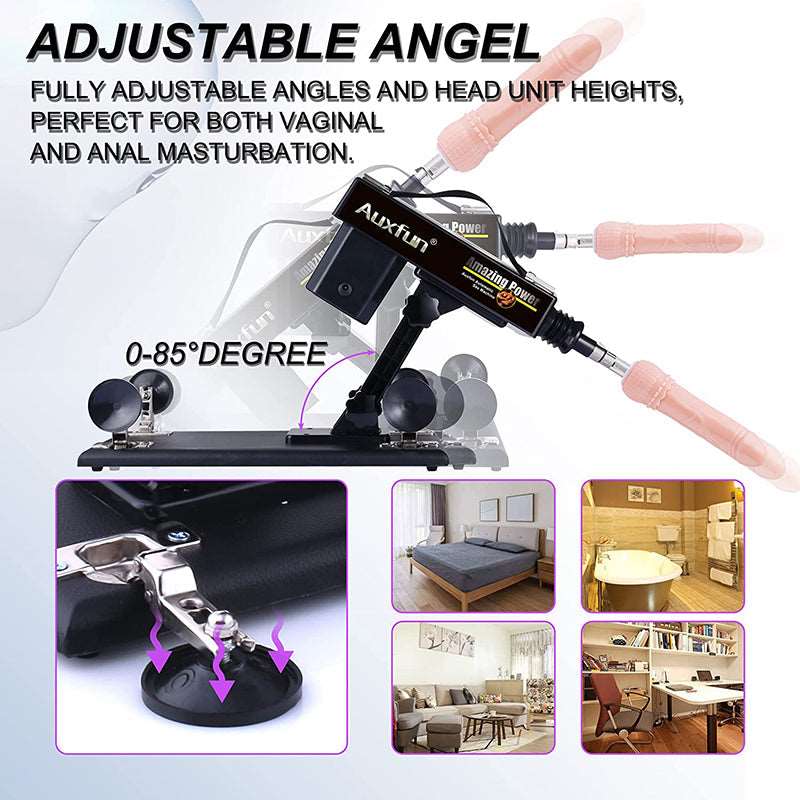 Sexeeg Automatic Sex Machine Sex Toys,Thrusting Machines for Men Women,Love Machine Device Gun with 6 Attachments