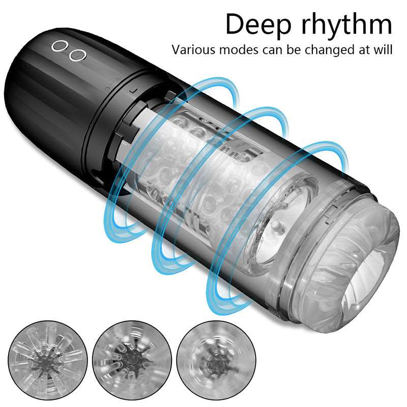 Sexeeg 7-Frequency Suction Rotation Male Aircraft Cup