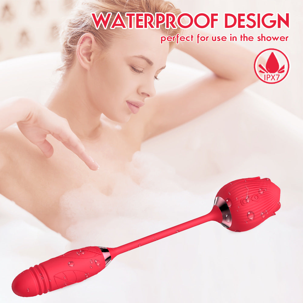 Sexeeg New 2 In 1 Rose Flower Toy Pro 2