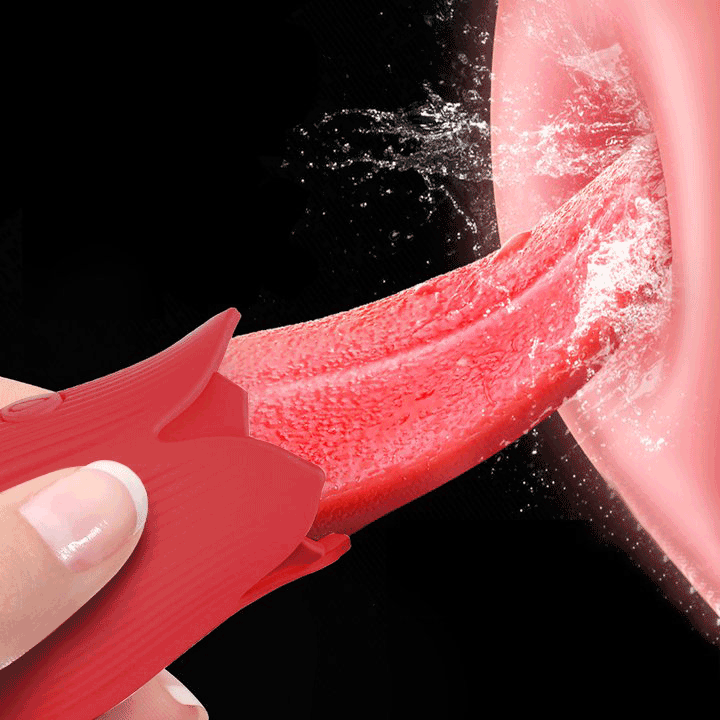 Sexeeg Upgraded Rose - 20 Frequency Tongue Licking Vibrator
