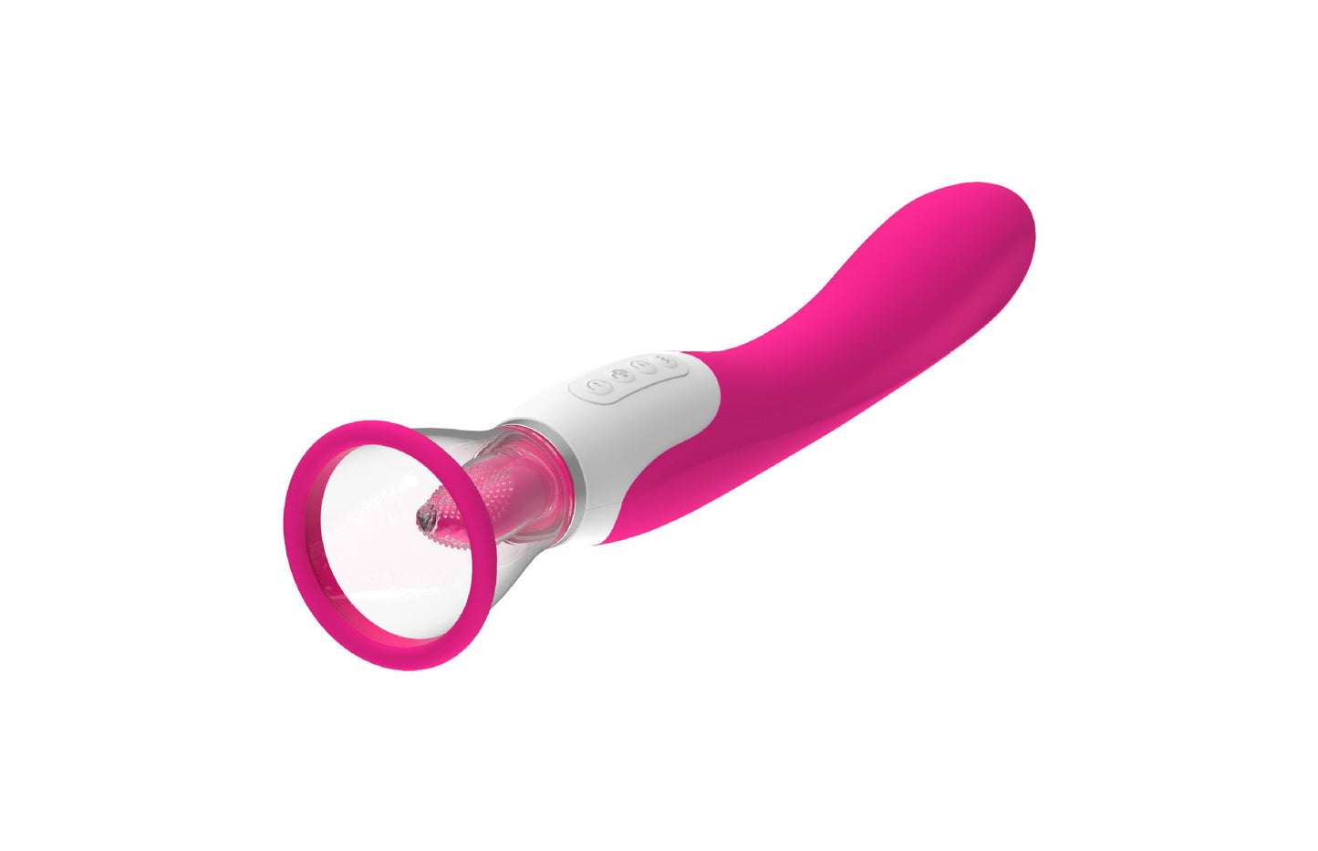 Sexeeg Hard Rock Vibrating Rod Female Masturbator Vibrating Av Bead Rotating Rod Automatic Heating Sucking Tongue Licker Pluggable Device