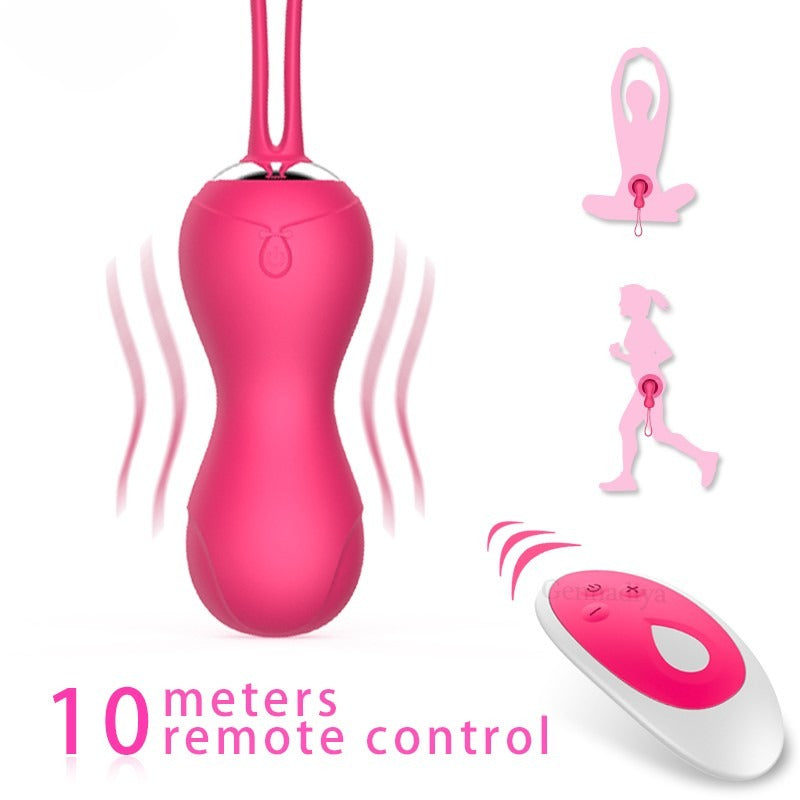 Sexeeg Vibrating Eggs Vaginal Tighten Exercise Kegel balls G Spot Vibrators  Clitoris Stimulation for Women
